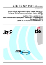 Standard ETSI TS 137113-V9.0.0 9.7.2010 preview