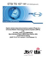 Standard ETSI TS 137141-V11.9.0 22.7.2014 preview