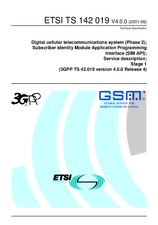 Standard ETSI TS 142019-V4.0.0 31.7.2001 preview