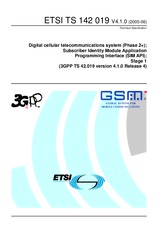 Standard ETSI TS 142019-V4.1.0 28.6.2005 preview