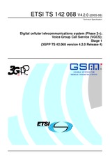 Standard ETSI TS 142068-V4.2.0 30.6.2005 preview