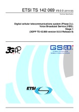 Standard ETSI TS 142069-V9.0.0 9.2.2010 preview