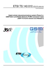 Standard ETSI TS 143010-V5.0.0 31.3.2002 preview