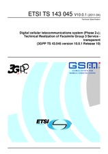 Standard ETSI TS 143045-V10.0.1 28.4.2011 preview