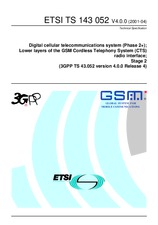 Standard ETSI TS 143052-V4.0.0 30.4.2001 preview