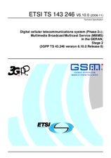 Standard ETSI TS 143246-V6.10.0 15.12.2006 preview