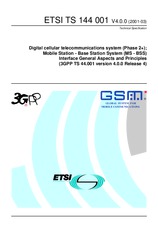 Standard ETSI TS 144001-V4.0.0 31.3.2001 preview