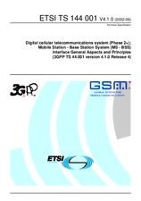 Standard ETSI TS 144001-V4.1.0 27.6.2002 preview