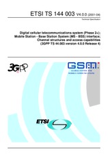 Standard ETSI TS 144003-V4.0.0 15.5.2001 preview