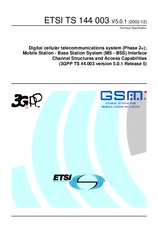 WITHDRAWN ETSI TS 144003-V5.0.0 30.9.2002 preview