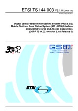 Standard ETSI TS 144003-V6.1.0 30.11.2004 preview