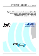 WITHDRAWN ETSI TS 144006-V4.1.0 26.2.2002 preview