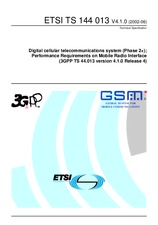 Standard ETSI TS 144013-V4.1.0 27.6.2002 preview