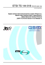 Standard ETSI TS 144018-V4.4.0 15.5.2001 preview