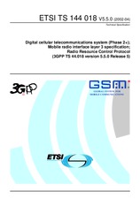 Standard ETSI TS 144018-V5.5.0 30.4.2002 preview