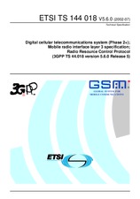 Standard ETSI TS 144018-V5.6.0 31.7.2002 preview