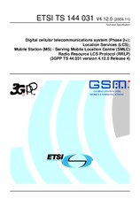 Standard ETSI TS 144031-V4.12.0 30.11.2004 preview