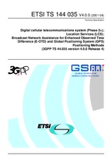 Standard ETSI TS 144035-V4.0.0 15.5.2001 preview