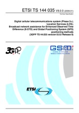 Standard ETSI TS 144035-V8.0.0 26.1.2009 preview