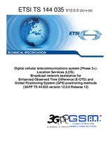 Standard ETSI TS 144035-V12.0.0 26.9.2014 preview