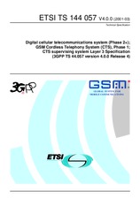 Standard ETSI TS 144057-V4.0.0 31.3.2001 preview