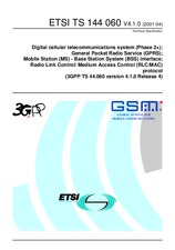 Standard ETSI TS 144060-V4.1.0 14.8.2001 preview