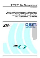 Standard ETSI TS 144064-V4.1.0 23.7.2001 preview