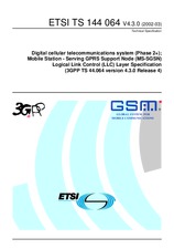 Standard ETSI TS 144064-V4.3.0 31.3.2002 preview