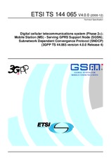 Standard ETSI TS 144065-V4.0.0 25.10.2001 preview