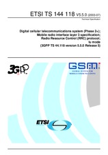 Standard ETSI TS 144118-V5.5.0 18.7.2003 preview