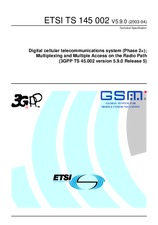 Standard ETSI TS 145002-V5.9.0 30.4.2003 preview