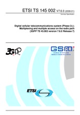 Standard ETSI TS 145002-V7.6.0 23.1.2008 preview