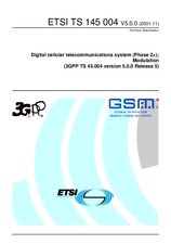 Standard ETSI TS 145004-V5.0.0 31.7.2002 preview