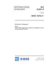 WITHDRAWN IEEE/IEC 61691-5-2004 15.11.2004 preview