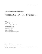 WITHDRAWN IEEE C37.21-1985 29.3.1988 preview