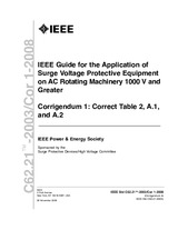 WITHDRAWN IEEE C62.21-2003/Cor 1-2008 26.11.2008 preview