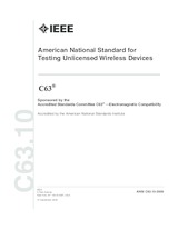 WITHDRAWN IEEE/ANSI C63.10-2009 10.9.2009 preview