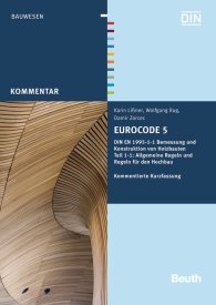 Publications  DIN Media Kommentar; Eurocode 5; DIN EN 1995-1-1 Bemessung und Konstruktion von Holzbauten - Teil 1-1: Allgemeine Regeln und Regeln für den Hochbau Kommentierte Kurzfassung 21.6.2013 preview