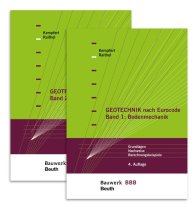 Preview  Bauwerk; Paket Geotechnik nach Eurocode; Band 1: Bodenmechanik + Band 2: Grundbau Bauwerk-Basis-Bibliothek 26.1.2015