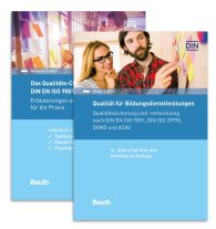 Publications  DIN Media Praxis; Qualität für Bildungsdienstleistungen + Qualitäts-Checkheft für Trainer; DIN EN ISO 9001 und DVWO Paket 13.10.2016 preview