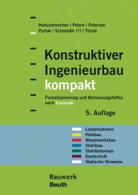 Preview  Bauwerk; Konstruktiver Ingenieurbau kompakt; Formelsammlung und Bemessungshilfen nach Eurocode für die Bereiche: Lastannahmen, Holzbau, Mauerwerksbau, Stahlbau, Stahlbetonbau, Geotechnik, Statische Hinweise 31.10.2016