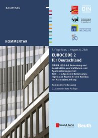 Publications  DIN Media Kommentar; Eurocode 2 für Deutschland; DIN EN 1992-1-1 Bemessung und Konstruktion von Stahlbeton- und Spannbetontragwerken - Teil 1-1: Allgemeine Bemessungsregeln und Regeln für den Hochbau mit Nationalem Anhan 22.8.2016 preview