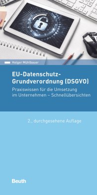 Publications  DIN Media Pocket; EU-Datenschutz-Grundverordnung (DSGVO); Praxiswissen für die Umsetzung im Unternehmen - Schnellübersichten 16.5.2018 preview