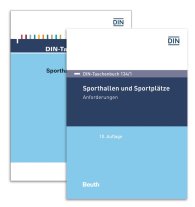 Publications  DIN-Taschenbuch 134/1 und 134/2; Sporthallen und Sportplätze; Paket DIN-Taschenbuch 134/1 und 134/2 Anforderungen und Prüfverfahren 13.3.2019 preview