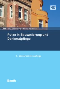 Publications  DIN Media Praxis; Putze in Bausanierung und Denkmalpflege 16.10.2019 preview