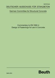 Publications  DAfStb-Heft 615; Commentary to EN 1992-4 - Design for Fastenings for use in Concrete 3.9.2019 preview