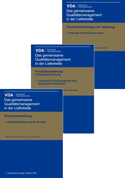 Publications  VDA Reifegradabsicherung + Komponentenlastenheft+ Robuster Produktionsprozess im Bundle 1.1.1900 preview